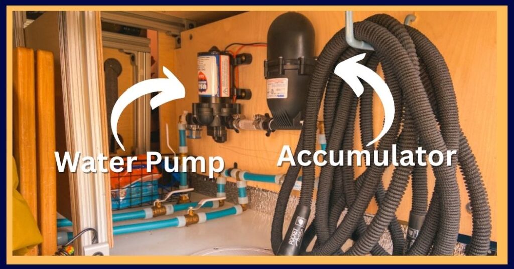 Van Life Water System Guide - Water Pump and Acculumulator