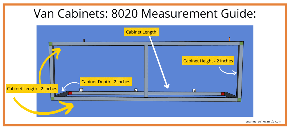 8020 van cabinets how to guide