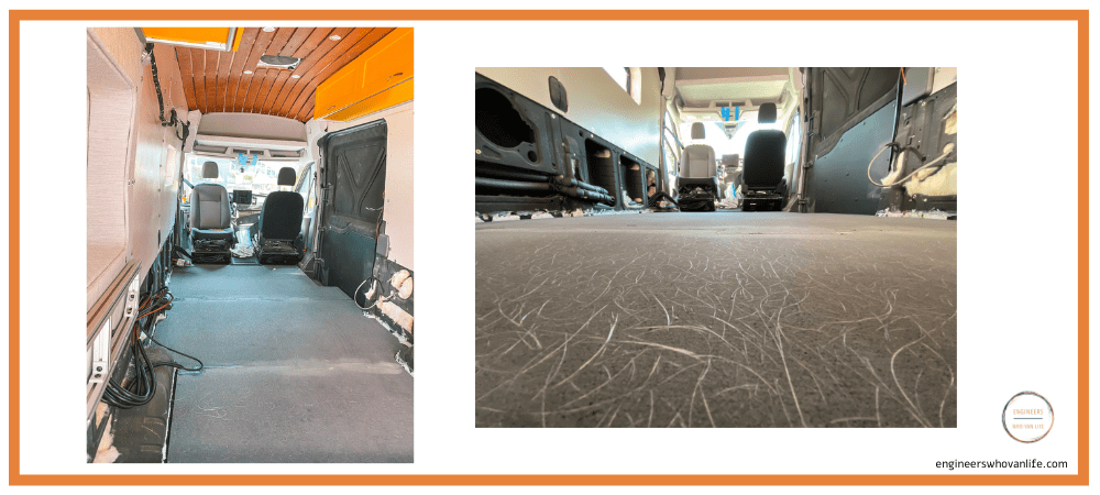 van subfloor material