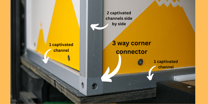 Extruded Aluminum Camper Van Galley