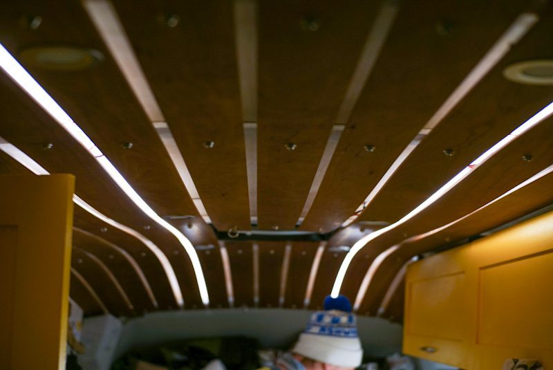 led strip lights for van life