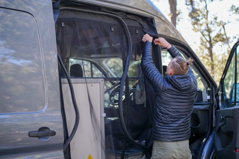 Bug Screen for Van Life- The Bug Wall