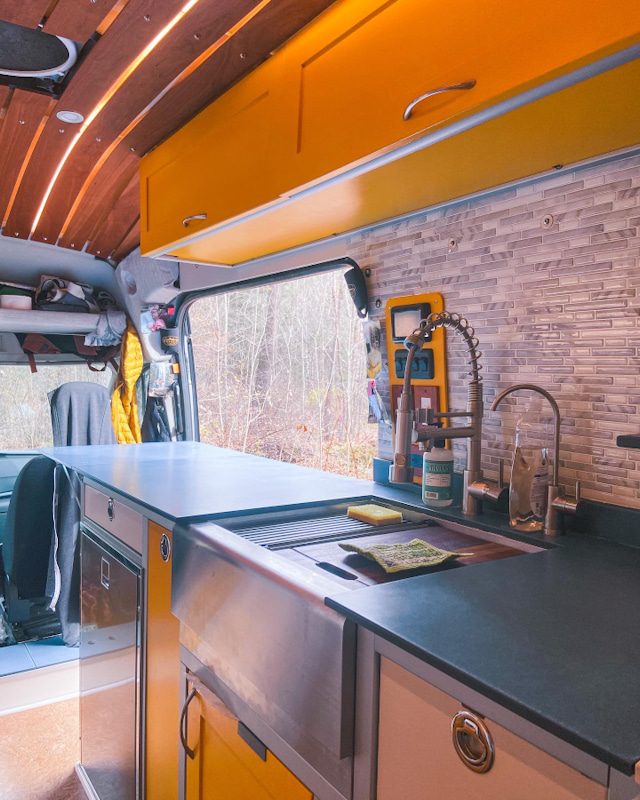 DIY Ford Transit Camper Van Conversion - Layout