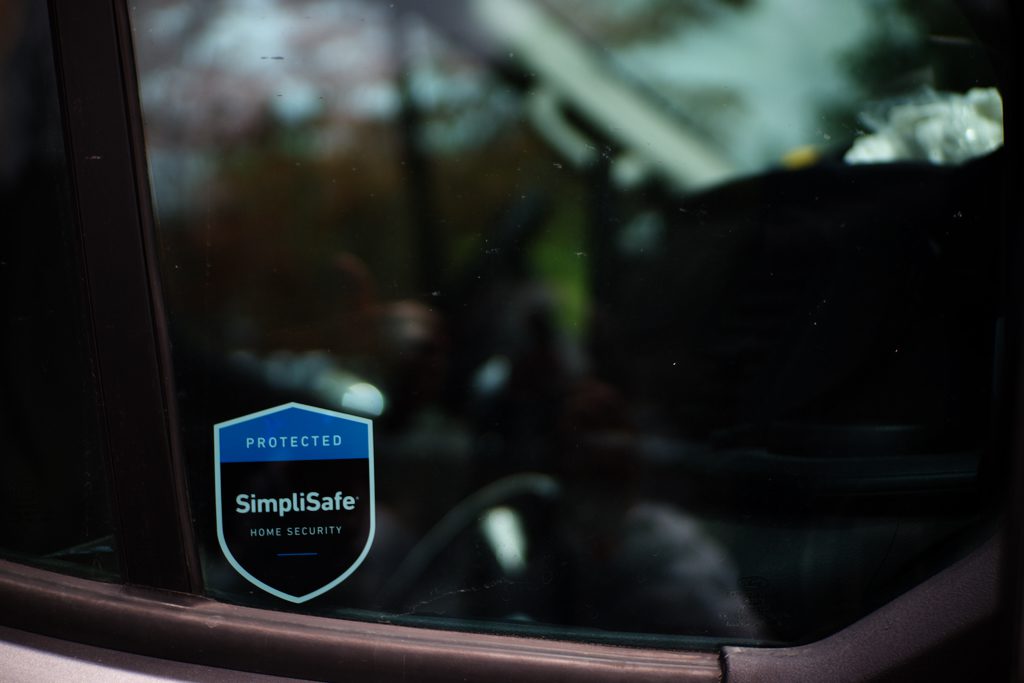 Camper Van Security System: SimpliSafe