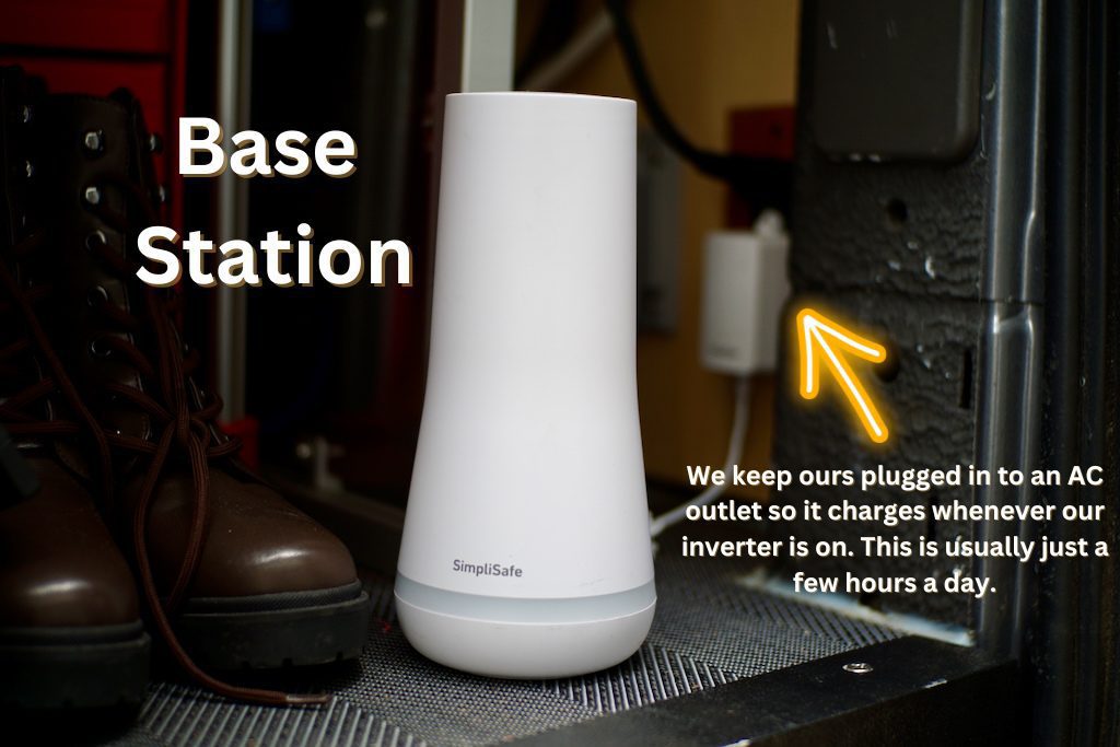 Van Life Security System Base Station SimpliSafe