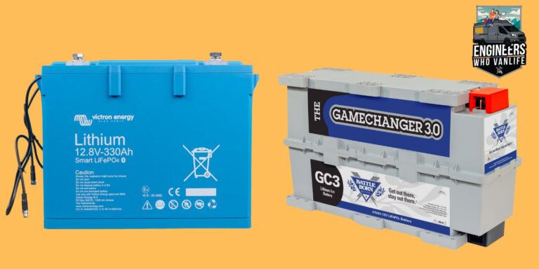 Guide comparing internal and external BMS for camper van applications - Victron vs Battle Born