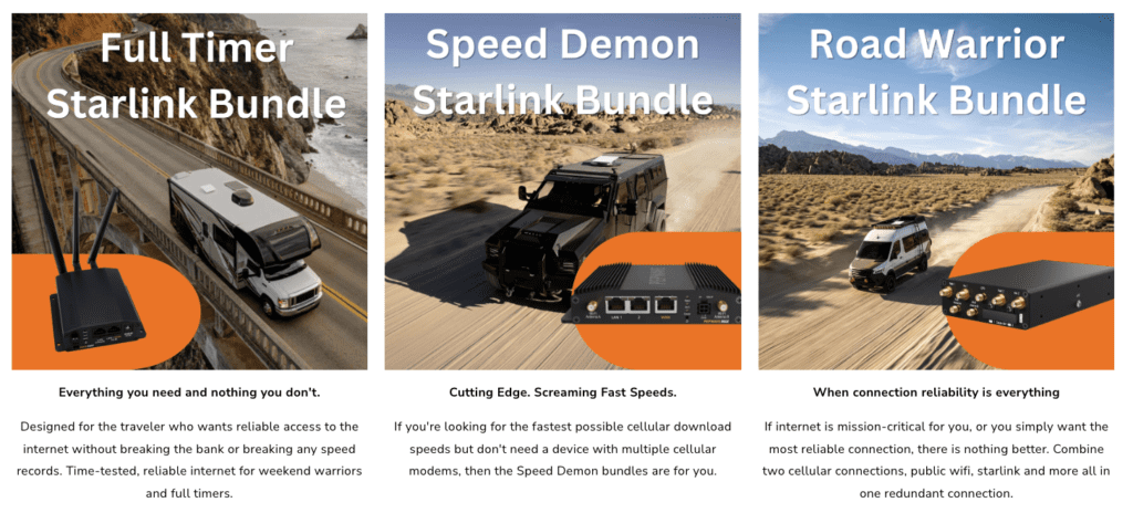 Starlink + Peplink Internet Bundles for Van Life Internet