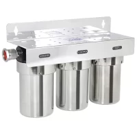 Fixed 3 stage camper van filters- BluTech Trio for Camper Van Water Filtration