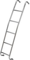 Rear mounted stainless steel ladder for Ford Transit