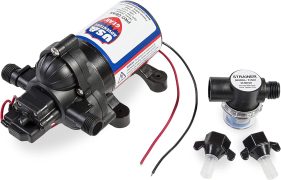 Recommended 12V Water Pump for pressurizing your camper van water system
